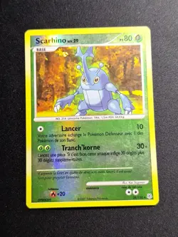 Scarhino 28/130 Reverse DP Diamant et Perle Carte Pokemon FR - Image 1