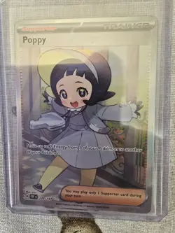 Poppy 220/197 SV Obsidian Flames Full Art Trainer Pokemon TCG ENGLISH - Image 1