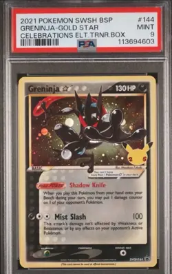 Pokemon TCG Greninja Star SWSH144 SWSH: Sword & Shield Promo Cards Holo - Image 1