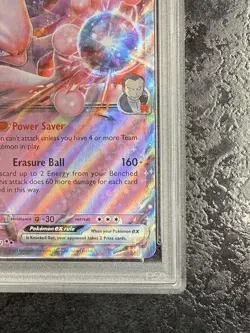 2025 POKEMON DRI EN ROCKET'S MEWTWO ex #081 MINT 💎 PSA 9 - Image 4