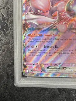 2025 POKEMON DRI EN ROCKET'S MEWTWO ex #081 MINT 💎 PSA 9 - Image 5
