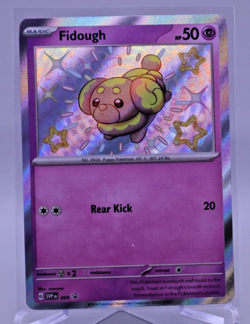 Pokemon TCG Shiny Fidough 069 Scarlet & Violet Promo Cards Holo Rare K467 - Image 1