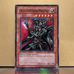 YuGiOh • Chaos Command Magician • SD6-EN008 • 1st Edition • LP - Image 1