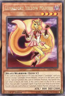 Yugioh Lunalight Archetype deck mint condition - Image 2