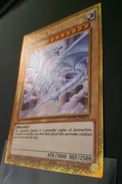 3x Blue-Eyes White Dragon Gold Secret Rare Playset MVP1-ENGV4 YuGiOh! NM - Image 4