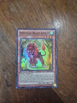 Yugioh Spiritual Beast Apelio THSF-EN025 Super Rare 1st Ed NM - Image 1