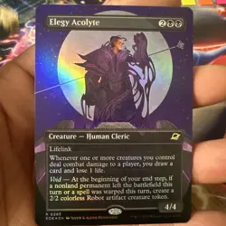 Elegy Acolyte (Borderless) Edge of Eternities Foil - Image 1