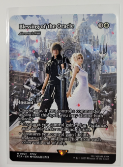 Final Fantasy MTG Magic Blessing of the Oracle Mythic Non-Foil Rare FCA - Image 1