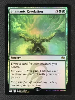 MTG Buy-A-Box Promos #138 Shamanic Revelation FOIL LP - Image 1