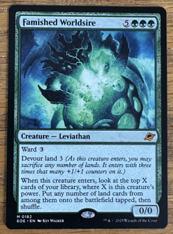 MTG Edge of Eternities, Famished Worldsire - Image 1