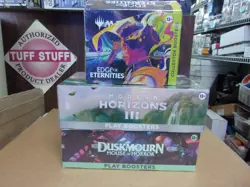 MTG EDGE ETERNITIES COLLECTOR + MODERN 3 + DUSKMOURN PLAY BOOSTER BOXES - Image 1