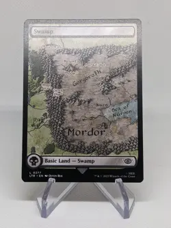 Swamp 0277 - MTG Magic the Gathering - The Lord Of The Rings - Image 1