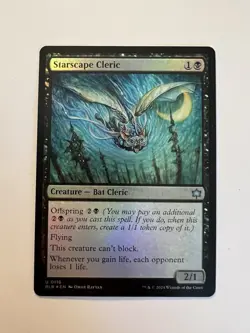 Starscape Cleric - FOIL - MTG Bloomburrow - NM - Image 1