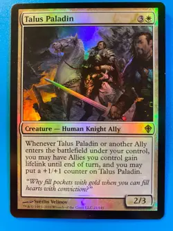 MTG 1x FOIL Talus Paladin Worldwake Modern Magic the Gathering Card x1 NM - Image 1