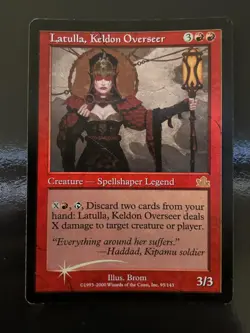 FOIL Latulla, Keldon Overseer | MtG Magic Prophecy | English | Damaged (DMG) - Image 1