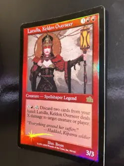 FOIL Latulla, Keldon Overseer | MtG Magic Prophecy | English | Damaged (DMG) - Image 4