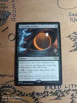 Insatiable Avarice - Outlaws of Thunder Junction (MTG) - Image 1