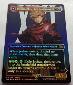 JOSHUA, PHOENIX'S DOMINANT Borderless Foil - Final Fantasy Magic: the Gathering - Image 2