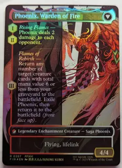 JOSHUA, PHOENIX'S DOMINANT Borderless Foil - Final Fantasy Magic: the Gathering - Image 3
