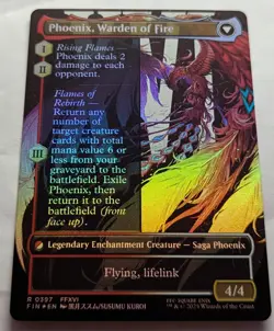JOSHUA, PHOENIX'S DOMINANT Borderless Foil - Final Fantasy Magic: the Gathering - Image 4