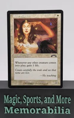MTG Soul Warden Exodus Common Magic The Gathering LP - Image 1