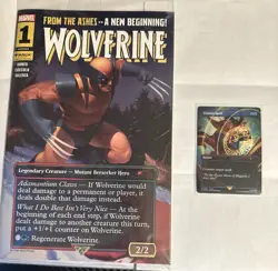Magic: The Gathering Marvel Promo Card And Wolverine 1 Variant NYCC 2024 - Image 1