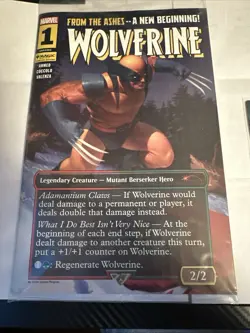 Magic: The Gathering Marvel Promo Card And Wolverine 1 Variant NYCC 2024 - Image 2