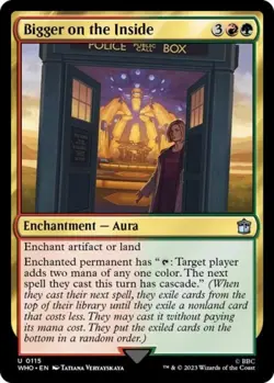 Bigger on the Inside -Foil Near Mint MTG Universes Beyond: Doctor Who - Image 1
