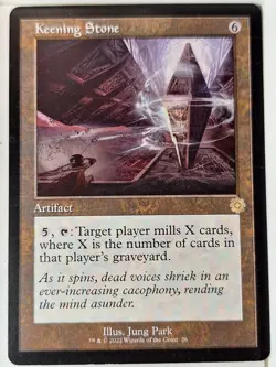 Keening Stone - Retro Frame - The Brothers' War - Magic the Gathering MTG Nice! - Image 1