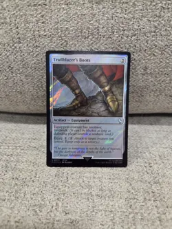 MTG Final Fantasy Trailblazer's Boots, Surge Foil, Final Fantasy, Magic MTG NM - Image 2