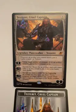 Magic the Gathering Tezzeret, Cruel Captain Planswalker Edge of Eternities - Image 1