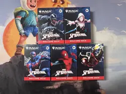 SDCC 2025 Magic The Gathering x Spider-Man All 5 Welcome Decks Sealed Exclusive - Image 1