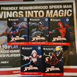 SDCC 2025 Magic The Gathering x Spider-Man All 5 Welcome Decks Sealed Exclusive - Image 2