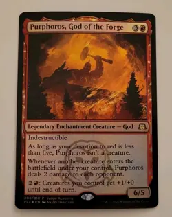 Purphoros, God of the Forge Judge Academy Promo Foil NM MTG - Image 1
