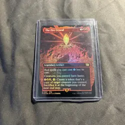 The Fire Crystal (Rare Borderless Foil) #337 Final Fantasy MTG - Image 1