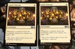 Magic the Gathering - MTG - 2x - Ajani's Welcome - Core Set 2019 - Commander - Image 1