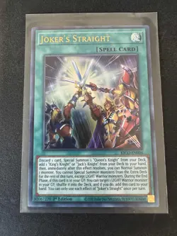 Yugioh! Joker's Straight KICO-EN004 Ultra Rare 1st Edition NM - Image 1