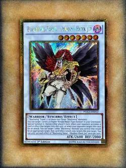 Yugioh Blackwing Tamer - Obsidian Hawk Joe PGL2-EN012 Gold Secret Rare 1st Ed NM - Image 1