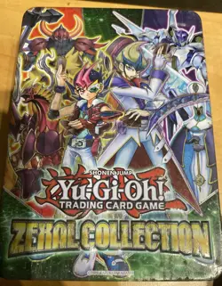 Yugioh Zexal Collection Tin 65 Cards 1st editions In Sleeves 3 Ultimate Rares - Image 1