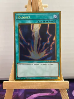Raigeki PGL2-DE048 Gold Rare Deutsch EX YUGIOH - Image 1