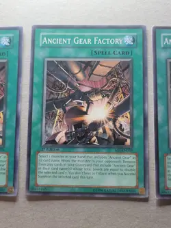 3x Ancient Gear Factory - SOI-EN039 - 1st Edition - YuGiOh-LP - Image 3