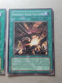 3x Ancient Gear Factory - SOI-EN039 - 1st Edition - YuGiOh-LP - Image 4