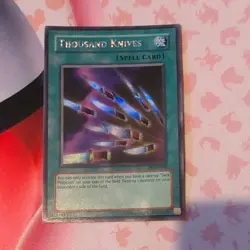 Yugioh Thousand Knives (PCY-E003) Unlimited Ed. Prismatic Secret Rare - Image 1