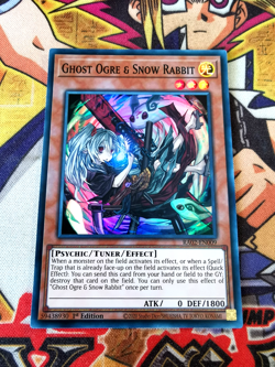 Ghost Ogre & Snow Rabbit ra02-en009 1st Edition (NM+) Super Rare Yu-Gi-Oh! - Image 1
