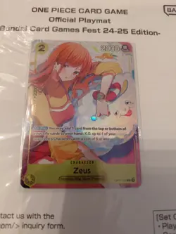 One Piece Card Official Playmat Bandai Card Game Fest 24-25 (Nami/Zeus) English - Image 3