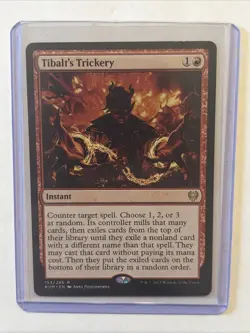 MTG Magic the Gathering Card LP - Tibalt’s Trickery - Image 1