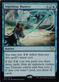 044/275 INGENIOUS MASTERY RARE STRIXHAVEN: SCHOOL OF MAGES MTG CARD - Image 1