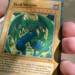 Yu Gi Oh Devil Ma-yela Dark Trading Card Cosmos Hollow - Image 2