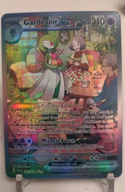 *Custom-made*High Quality,Textured Holo, Gardevoir Ex #245"Display Card" - Image 1