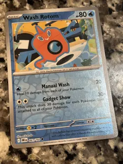 Wash Rotom 61/182 Destined Rivals Reverse Holo Card NM Condition - Image 2